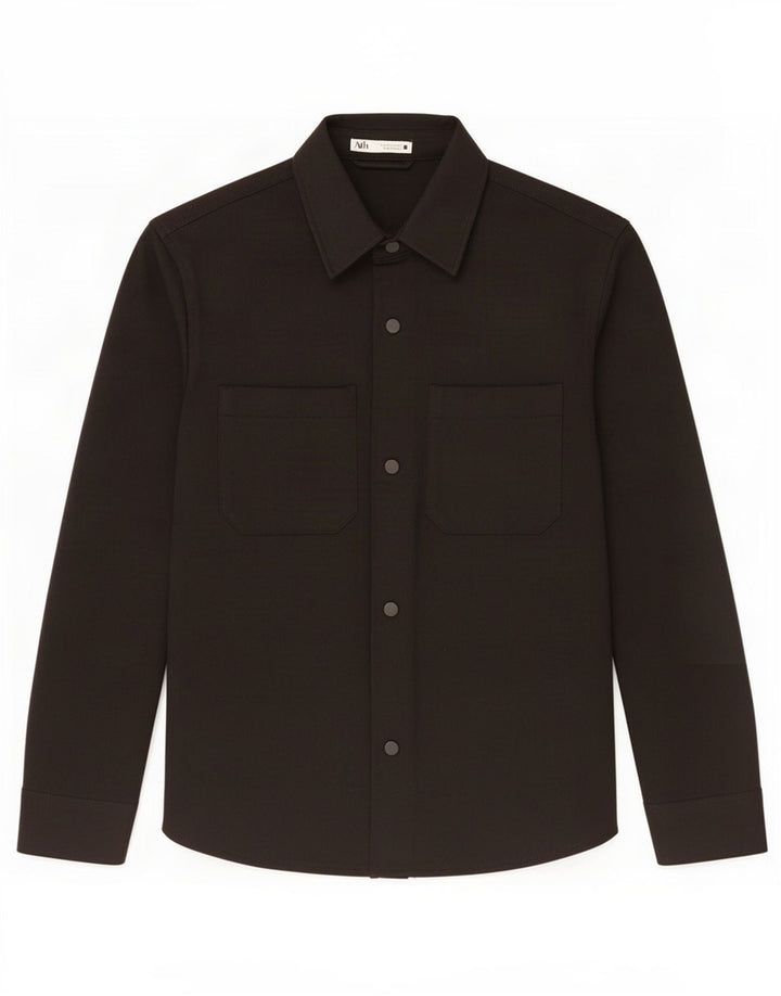 Zara Herrenhemd Small Schwarz Polyester