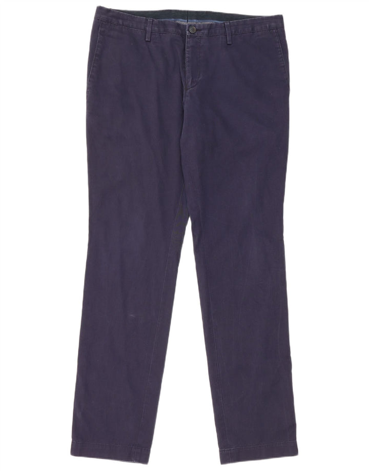 HUGO BOSS Slim Chino-Hose für Herren, EU 50, Größe L, W34, L32, Marineblau, Baumwolle