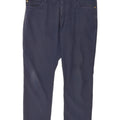 Nike Herren gerade Freizeithose W36 L27 Marineblau Polyester