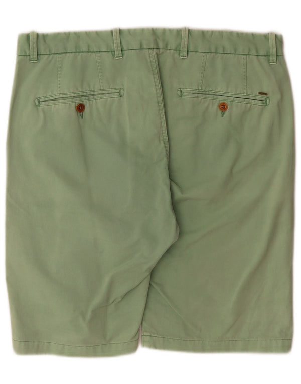Scotch & Soda Herren Chinoshorts W34 Große grüne Baumwolle
