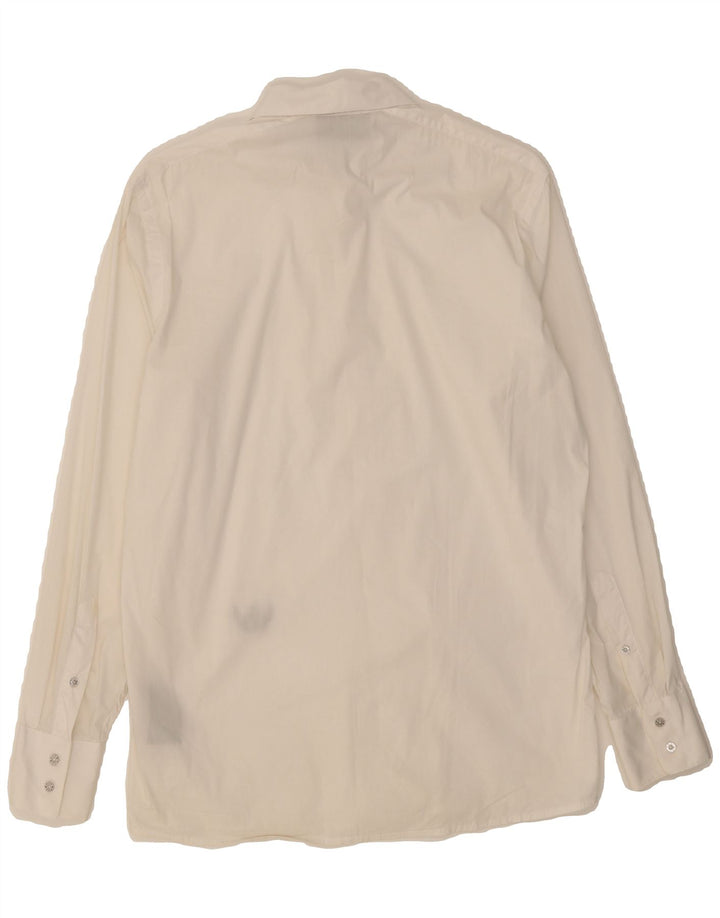 RICHMOND Mens Shirt Small White Cotton Vintage Richmond and Second-Hand Richmond from Messina Hembry 