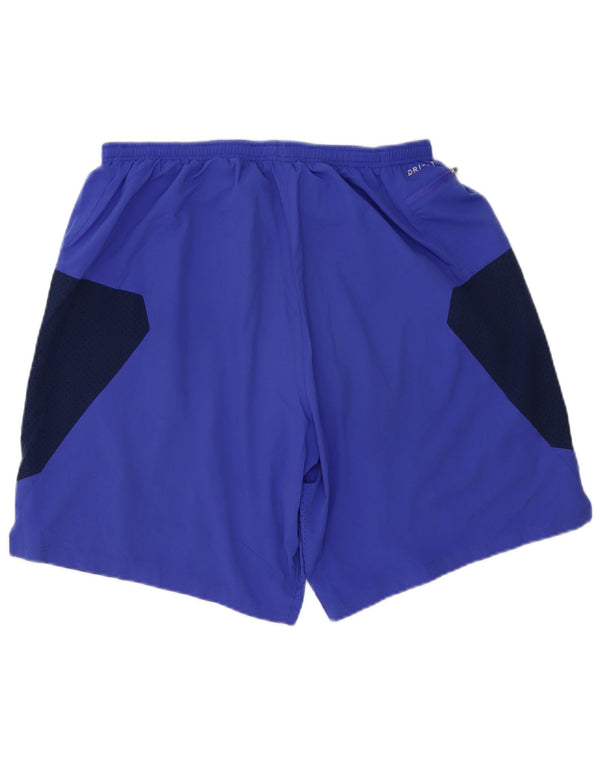 Nike Herren Dri Fit Sport Shorts XL Lila Farbblock