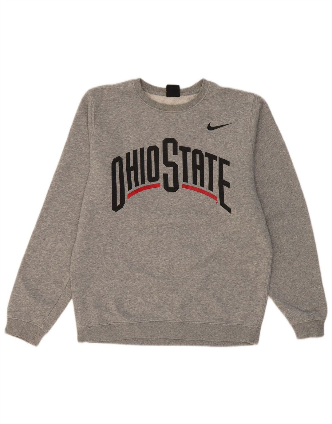 NIKE Herren-Sweatshirt mit Grafik „Ohio State“, Größe S, Grau, Baumwolle