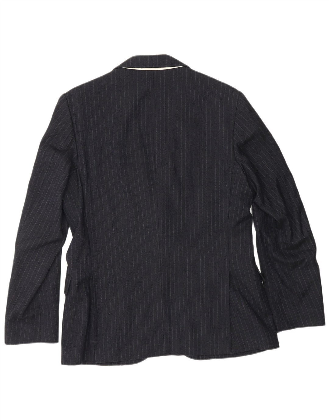 GANT Herren-Blazer mit maßgeschneiderter Passform, IT 46, klein, Marineblau gestreift