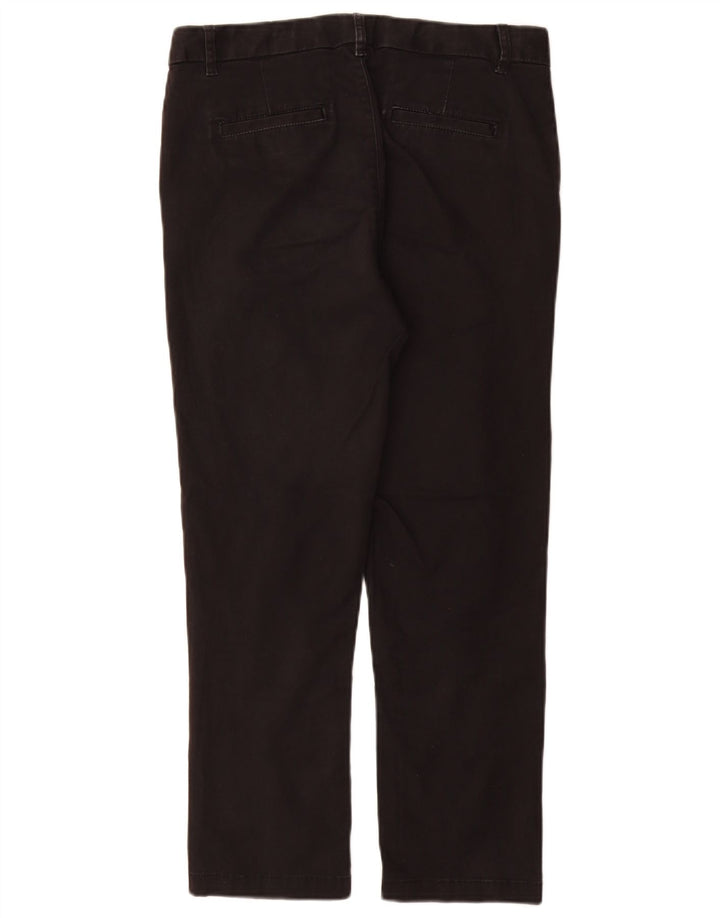 FAT FACE Gerade Chino-Hose für Damen, UK 10, Größe S, W28, L26, Schwarz, Baumwolle