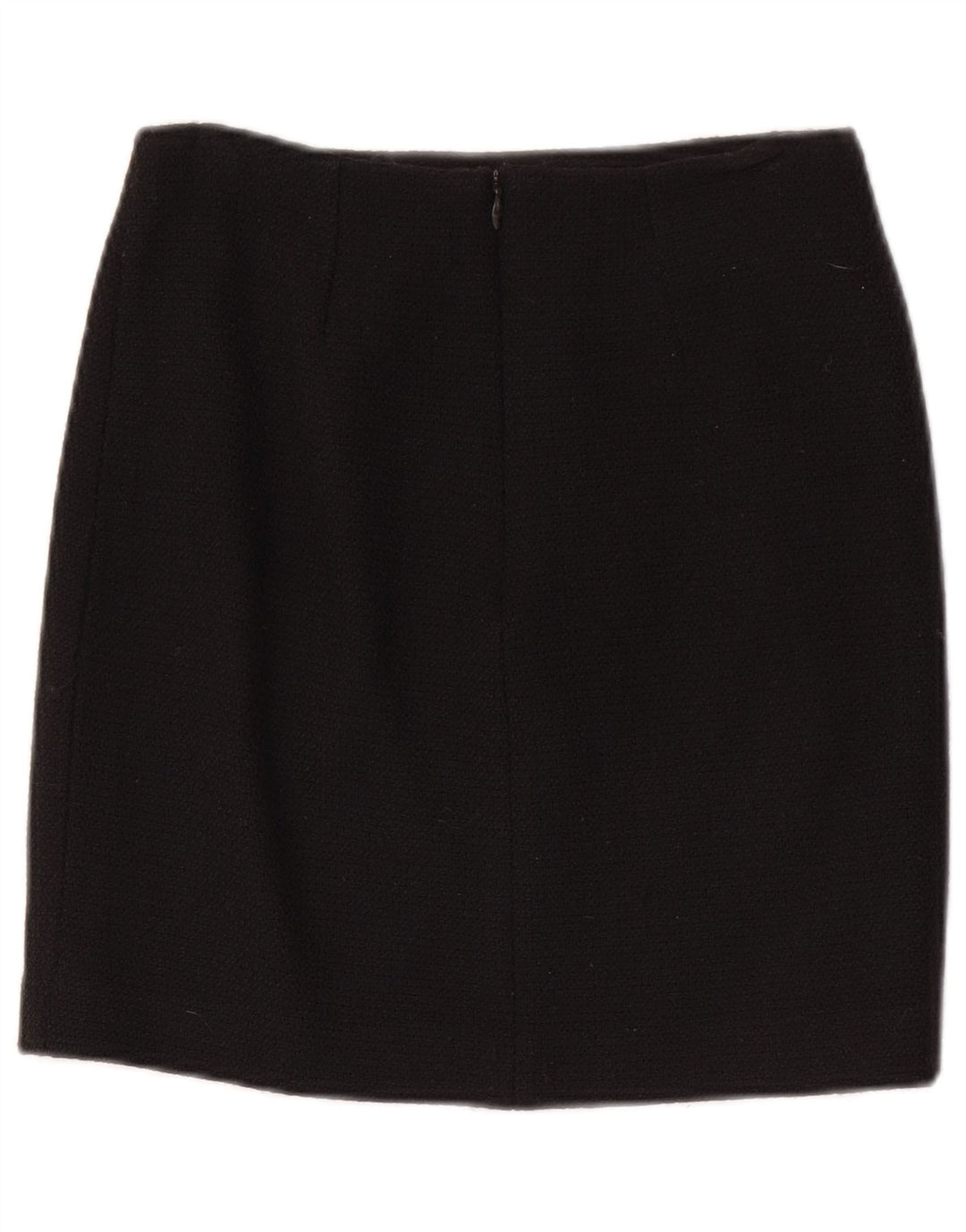 Etam Damen Minirock IT 36 XS W24 Schwarze Wolle