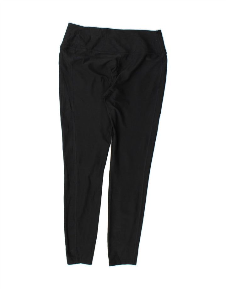 NIKE Womens Dri Fit Leggings UK 12 Medium  Black Vintage Nike and Second-Hand Nike from Messina Hembry 