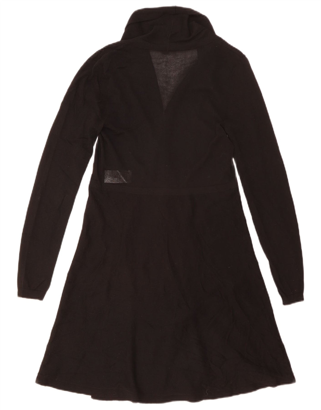 Phase Eight Damen Longline Open Cardigan Pullover UK 8 Small Schwarze Viskose