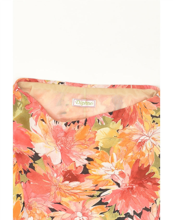 VINTAGE Womens Straight Skirt W28 Medium  Multicoloured Floral | Vintage Vintage | Thrift | Second-Hand Vintage | Used Clothing | Messina Hembry 