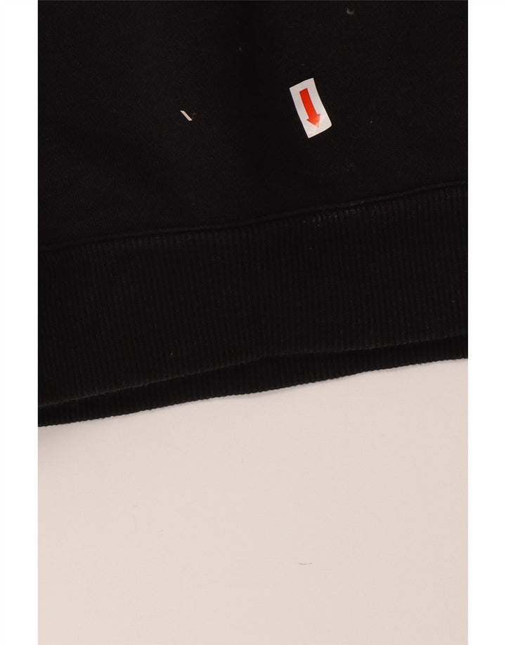 REEBOK Herren Graphic Hoodie Pullover XL Schwarz Baumwolle