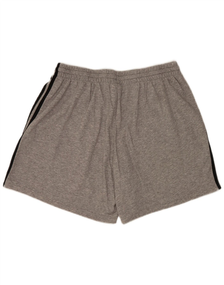 Adidas Herren Sport Shorts 2XL Grau Baumwolle