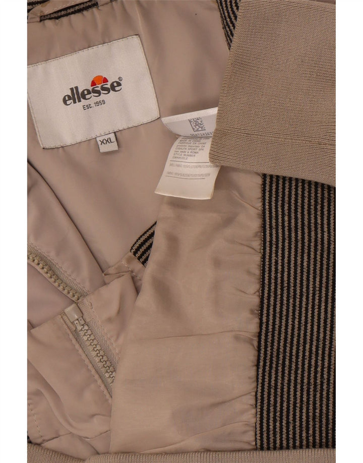 Ellesse Damen Bomberjacke UK 20 2XL Grau Polyester