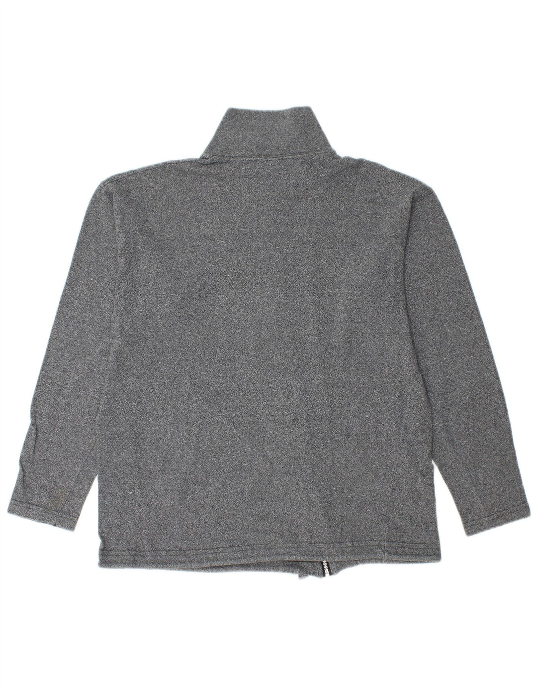 Champion Damen-Trainingsanzug-Top-Jacke, UK 14, mittelgrau gefleckte Baumwolle