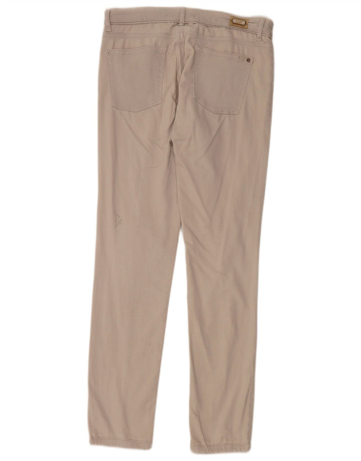 Zara Damen Slim Freizeithose EU 40 Medium W30 L32 Beige