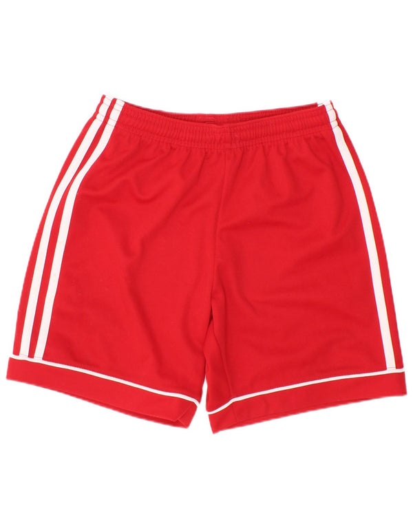 Adidas Jungen Climalite Sport Shorts 9–10 Jahre rotes Polyester