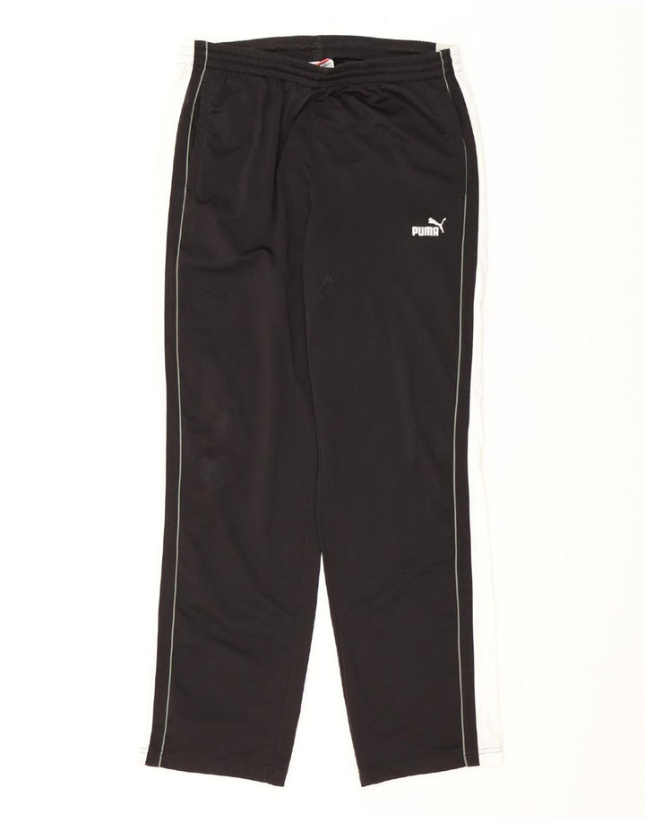 PUMA Mens Tracksuit Trousers Large  Black Polyester Vintage Puma and Second-Hand Puma from Messina Hembry 