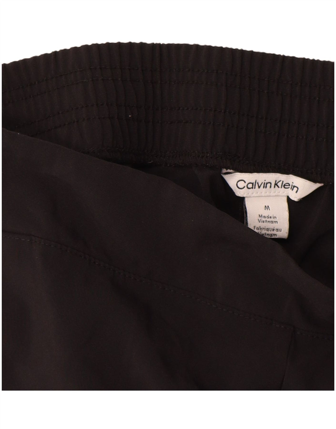 Calvin Klein Damen Trainingshose Jogger UK 14 Mittelschwarzes Polyester
