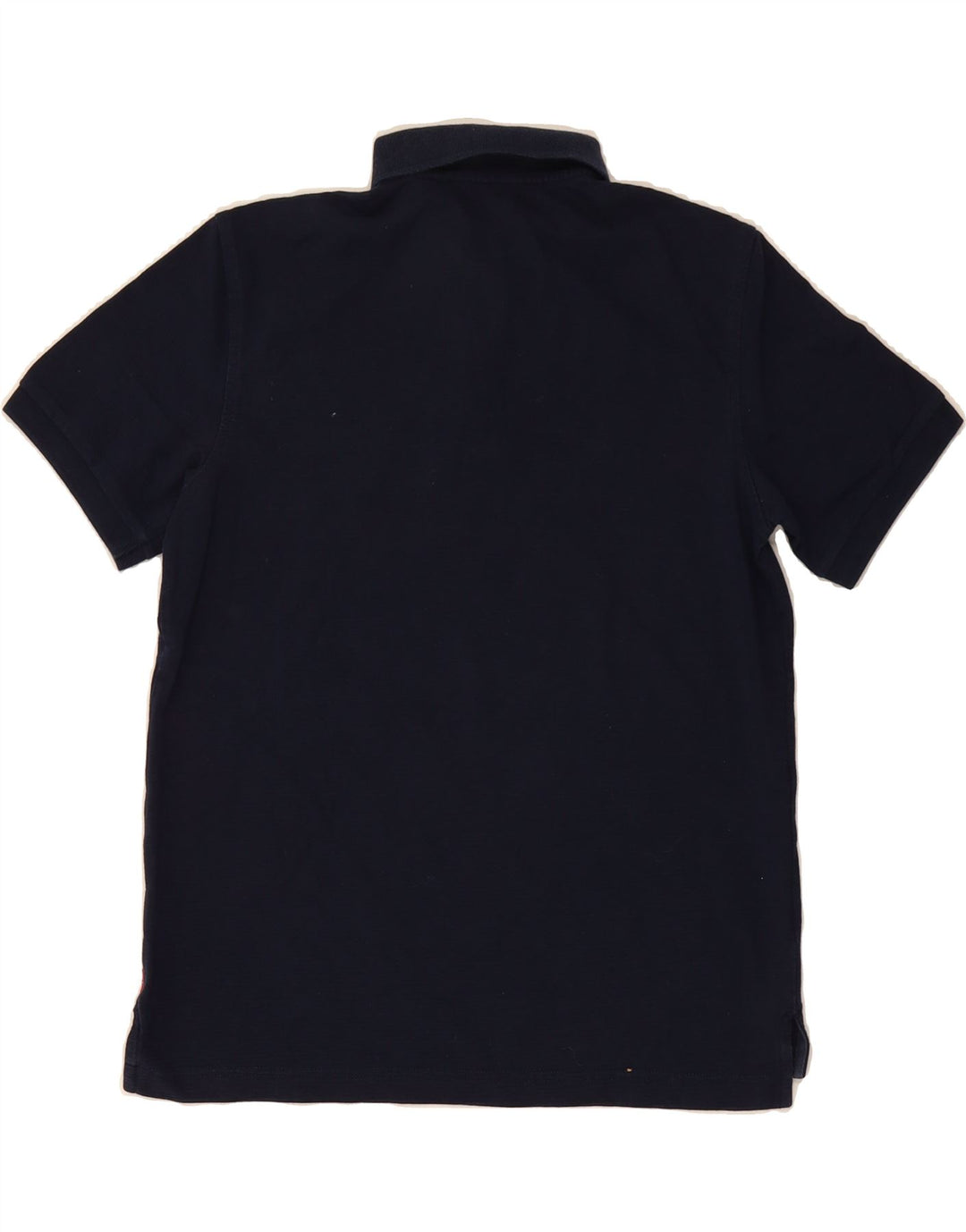 IZOD Mens Polo Shirt Small Navy Blue Striped Cotton Vintage Izod and Second-Hand Izod from Messina Hembry 