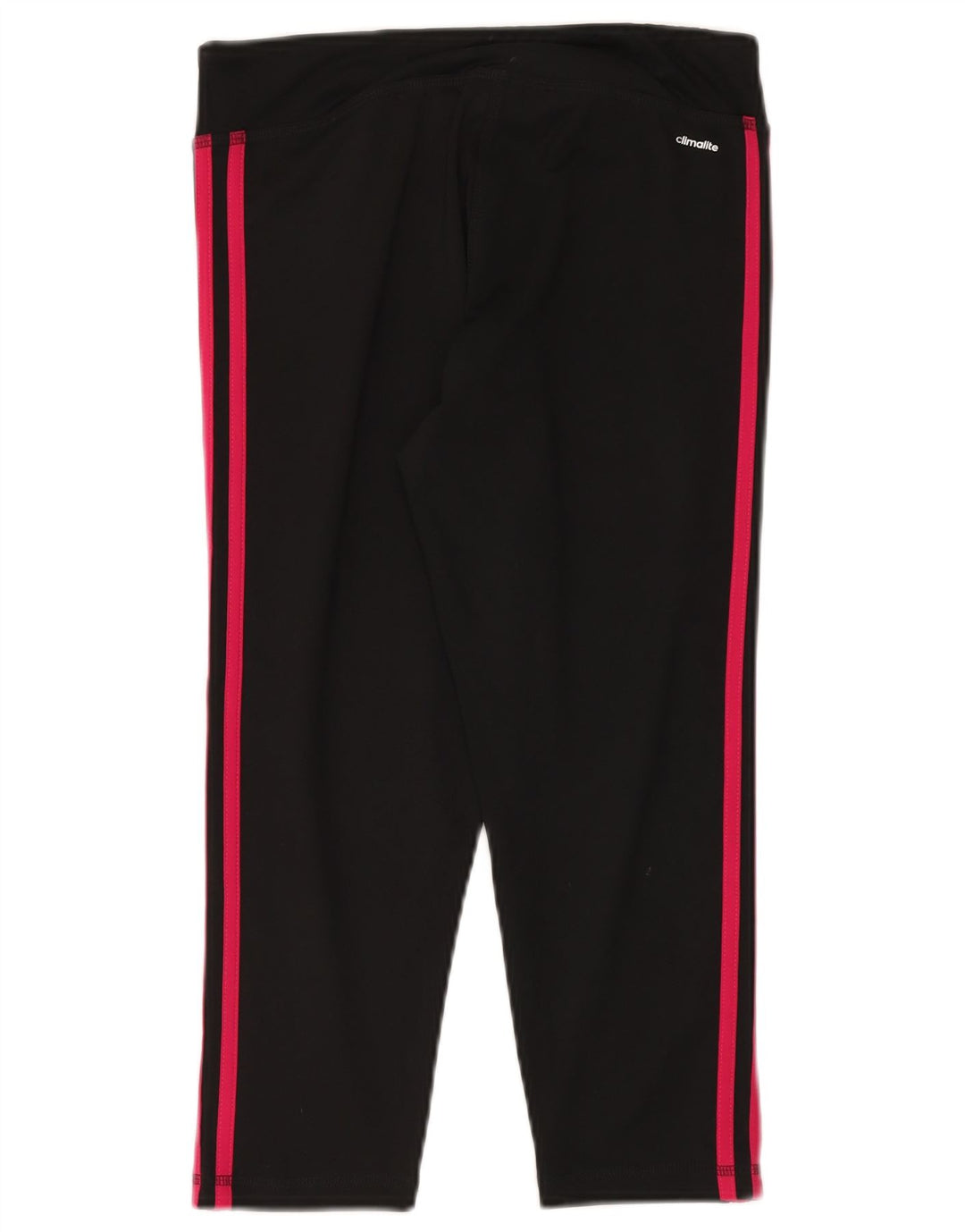 Adidas Damen Climalite Crop Leggings UK 12/14 Medium Schwarz Polyester