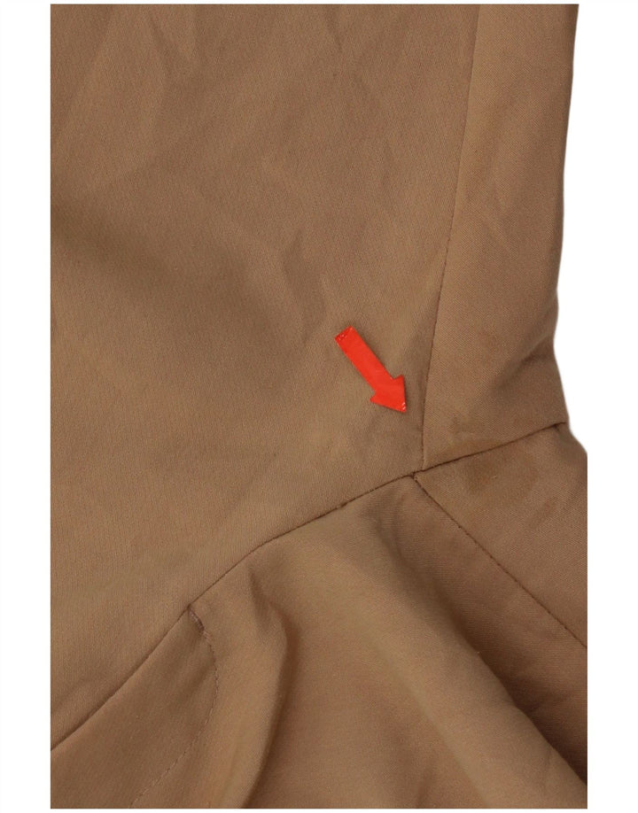 Zara Damen Tapered Anzughose Mittel W28 L26 Beige