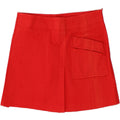 VINTAGE Womens Mini Skirt EU 42 Large W32 Red Cotton Vintage Vintage and Second-Hand Vintage from Messina Hembry 