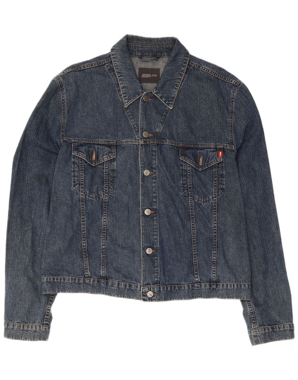 Joop Damen Jeansjacke IT 56 3XL Blaue Baumwolle