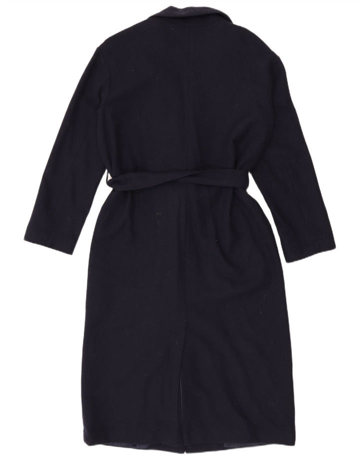 Levi's Damenmantel UK 14 Mittelblaue Wolle aus Marineblau