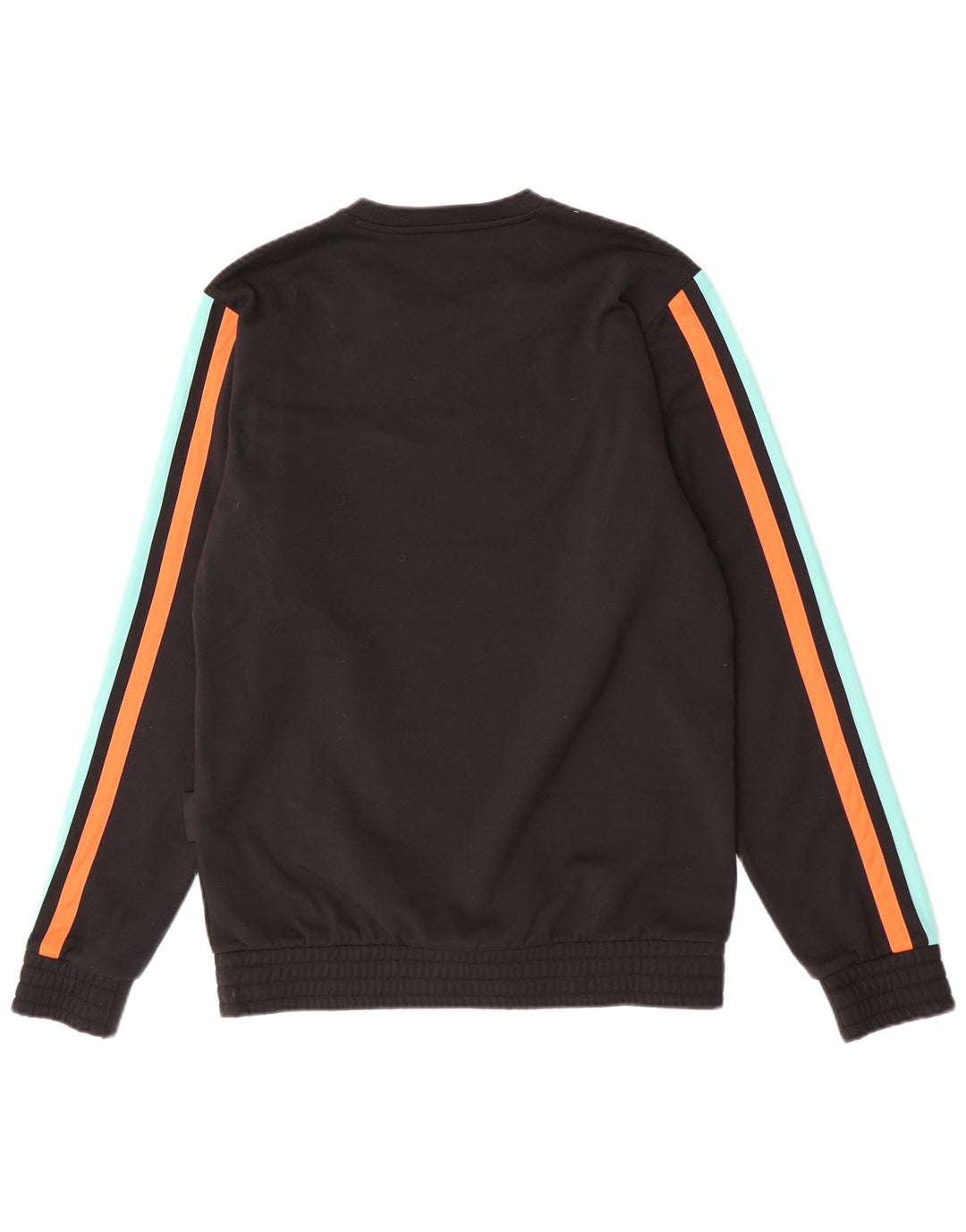 Adidas Herren Grafik-Sweatshirt-Pullover Mittelschwarzes Colourblock-Polyester