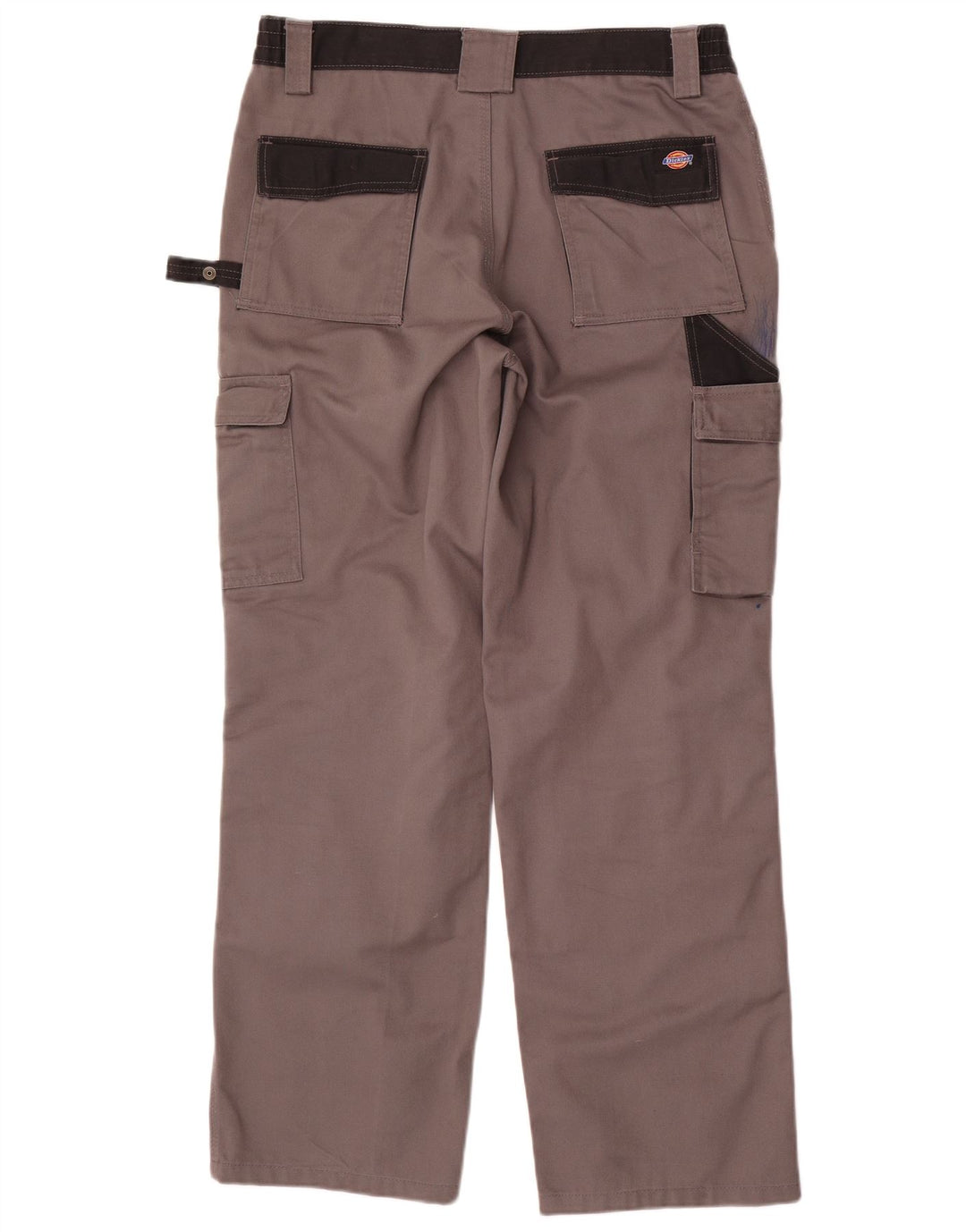 Dickies Gerade Herren-Cargohose W34 L31 Graues Polyester