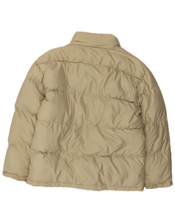 Sergio Tacchini Damen Wattierte Jacke UK 18 XL Beige Polyester