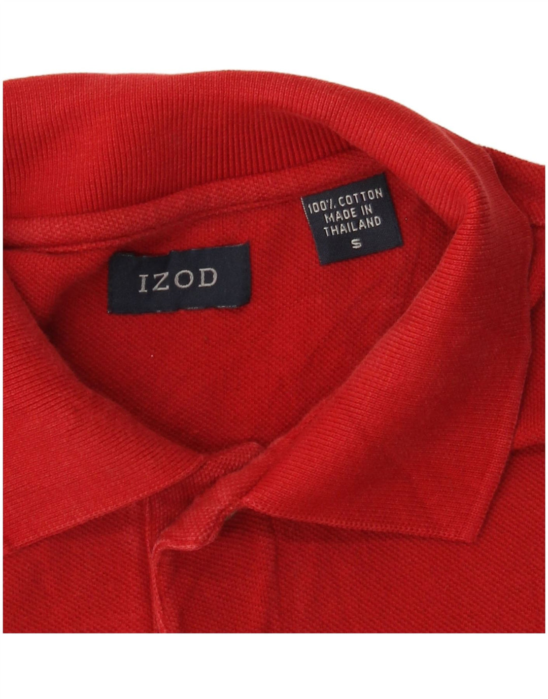 IZOD Herren-Poloshirt, klein, rote Baumwolle