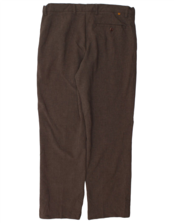 Gerade Herren-Chinohose von Farah, W34, L29, braun, Polyester
