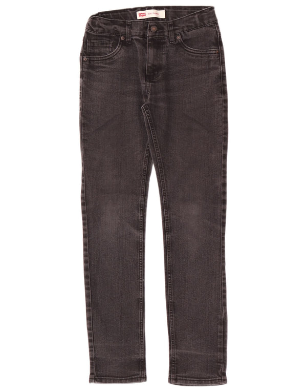 Levi's 510 Skinny Jeans für Jungen, 13–14 Jahre, W26 L29, schwarze Baumwolle