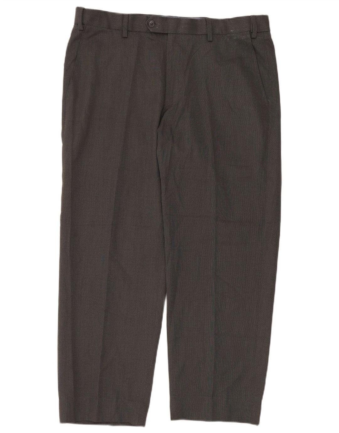 Marks & Spencer Herren-Anzughose in normaler Passform, W36 L26, grau, Polyester