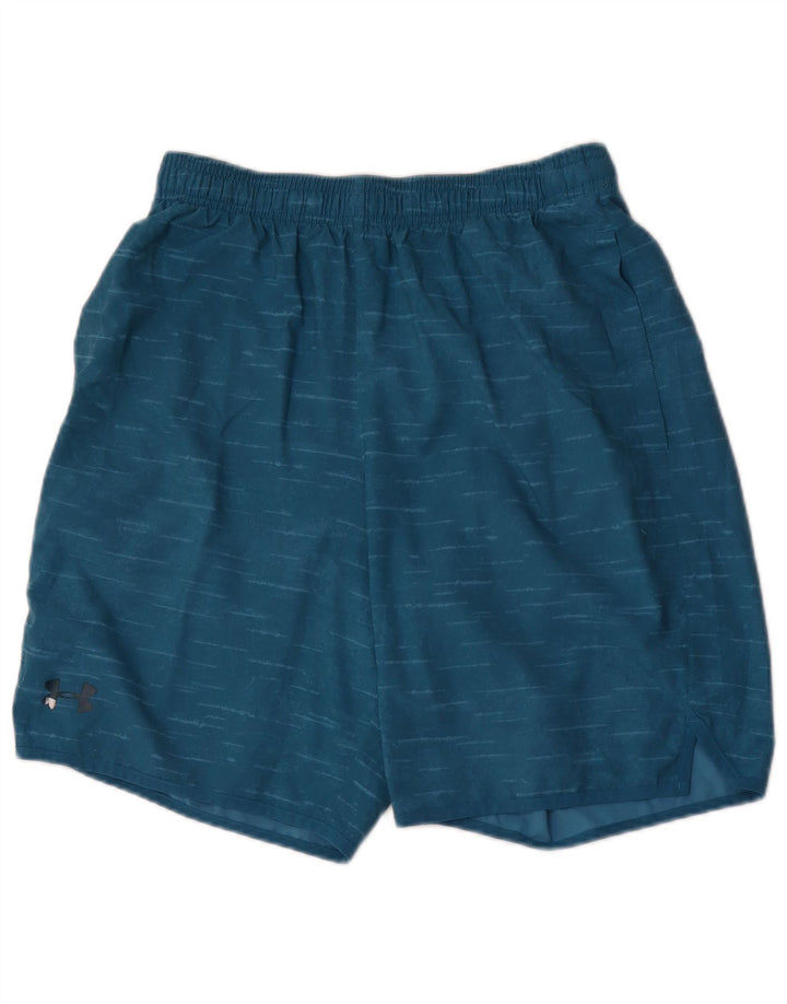 UNDER ARMOUR Herren Heat Gear Sportshorts Mittelblau meliertes Polyester
