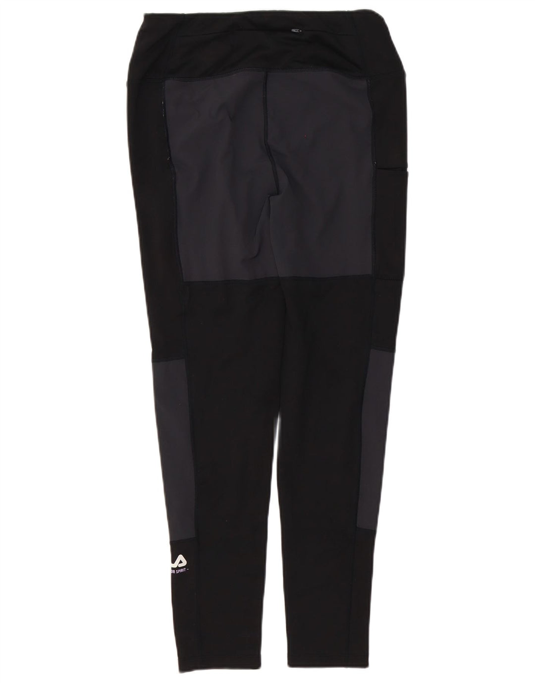 Fila Damen Leggings UK 12 Medium Schwarz