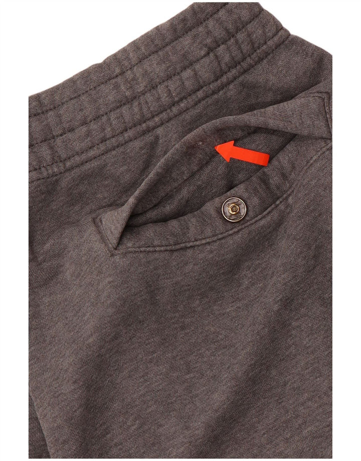 NIKE Damen-Trainingshose, Jogginghose, UK 10, Größe S, Grau, Baumwolle