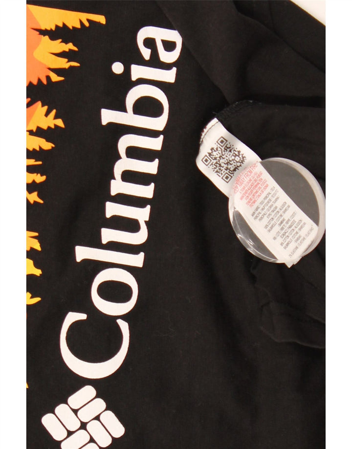 Columbia Herren-T-Shirt mit Grafik, mittelschwarz, Baumwolle