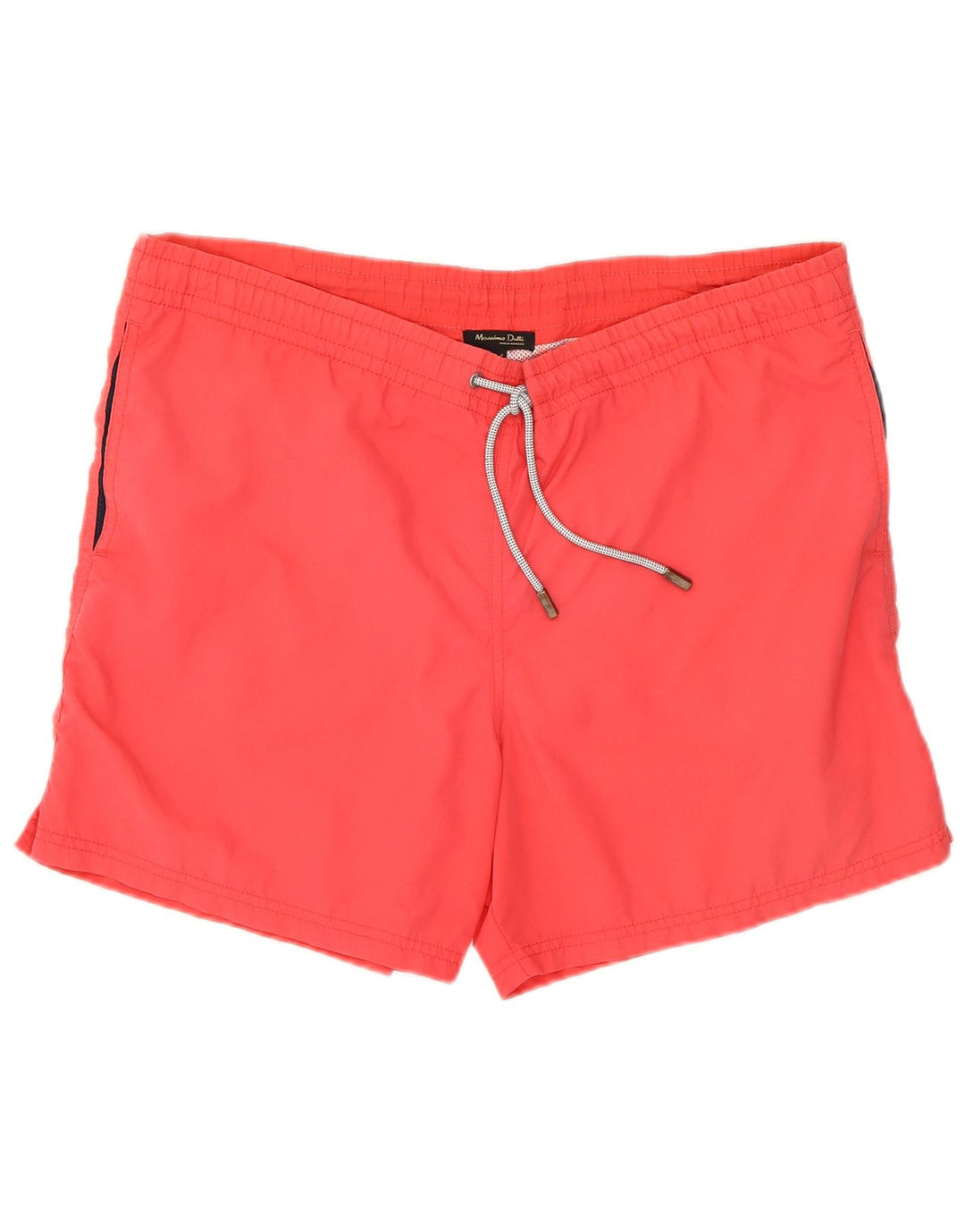 Massimo Dutti Herren Badeshorts Mittelrot