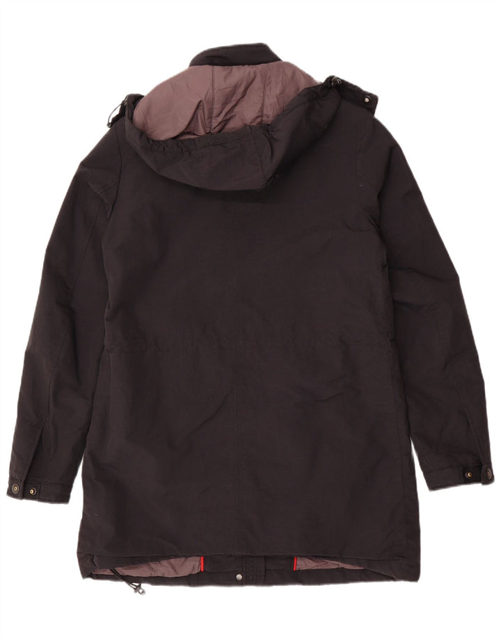 GEOX RESPIRA Damen Windjacke mit Kapuze UK 6 XS Schwarz Polyamid