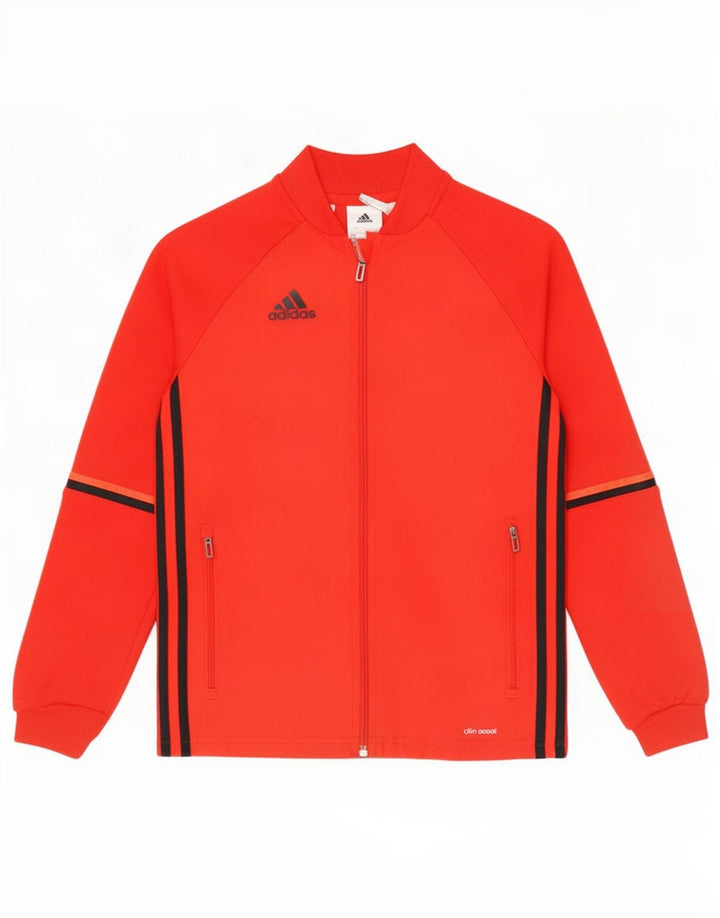 Adidas Jungen Climacool Trainingsanzug Top Jacke 9–10 Jahre Rot Farbblock