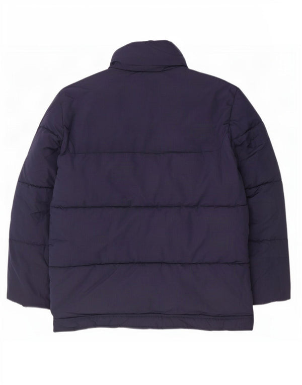 Marks & Spencer Herren Wattierte Jacke UK 42 XL Marineblau Polyester