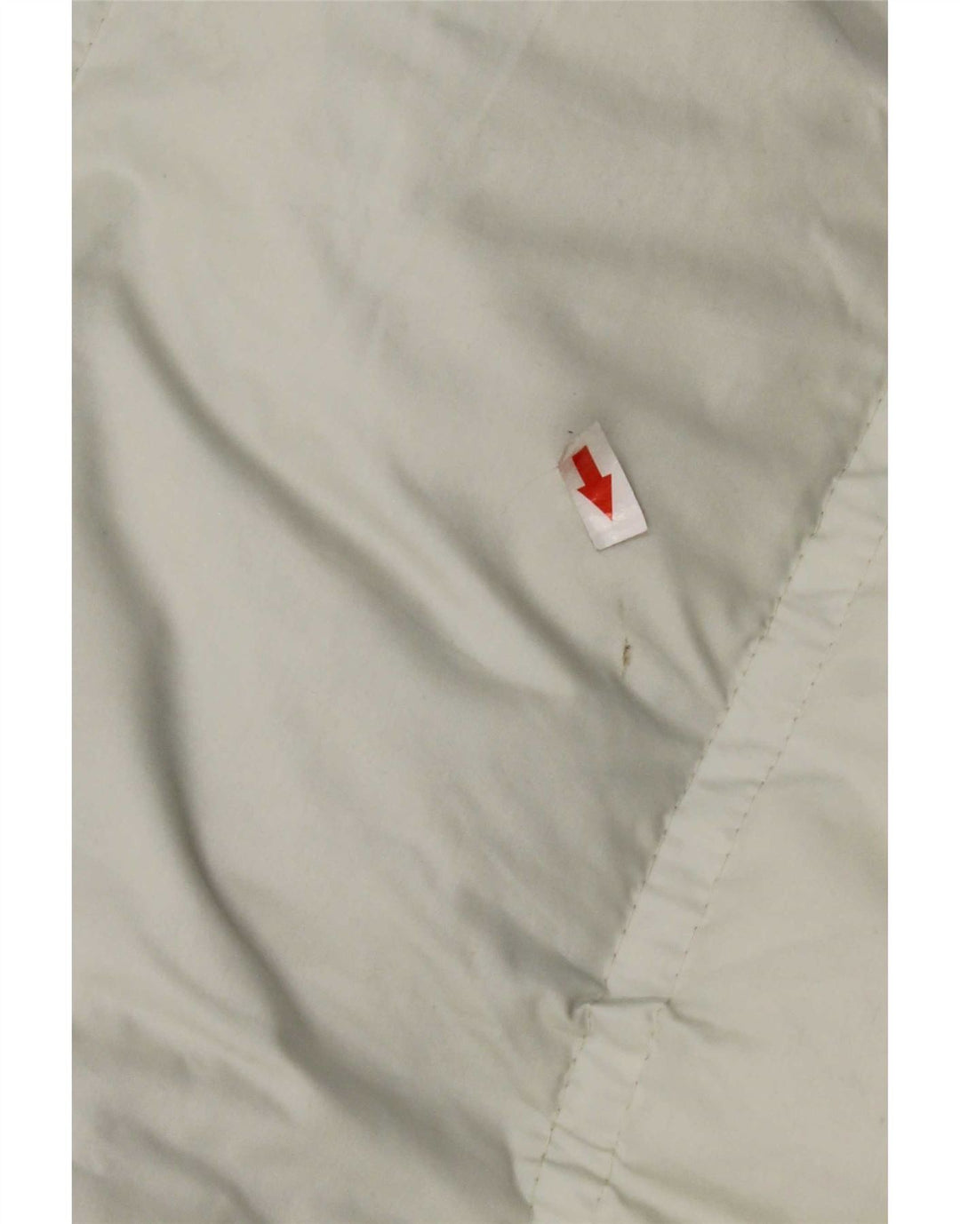 Martin's wattierte Herrenjacke UK 42 XL aus weißer Baumwolle
