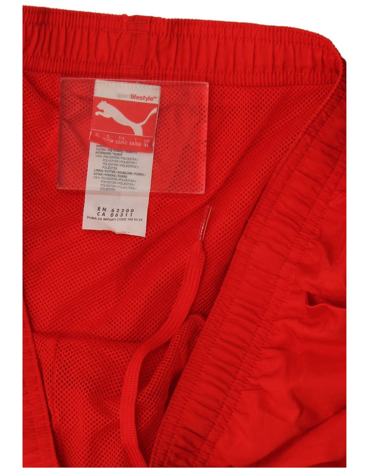 Puma Herren Graphic Sport Shorts XL Rot Polyester