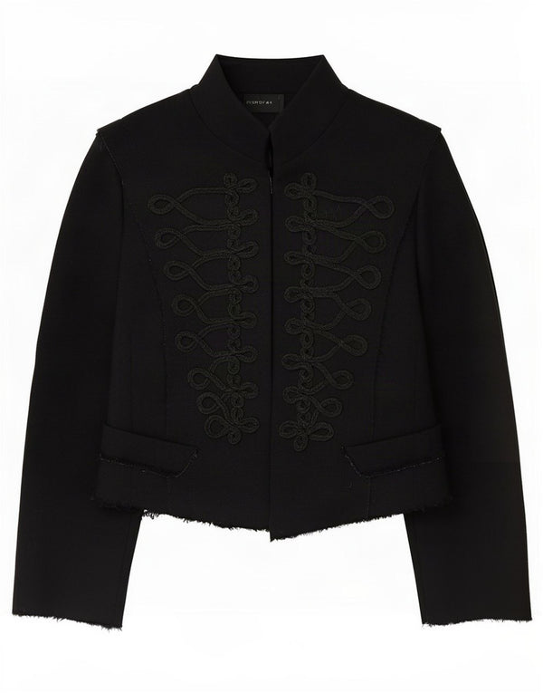 Zara Damen Bolerojacke UK 14 Large Schwarz