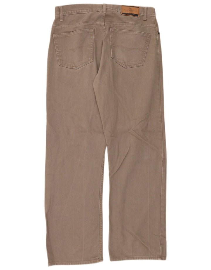Marks & Spencer Herren Blue Harbor Straight Jeans W32 L29 Beige Baumwolle