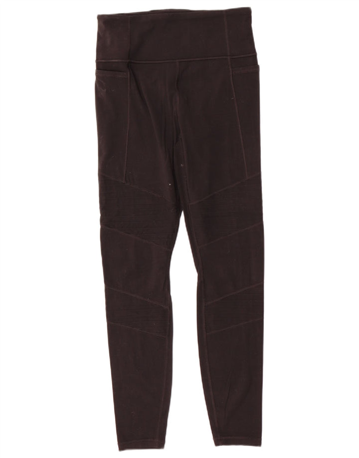 ATHLETA Damen Leggings UK 10 Small Schwarz Nylon