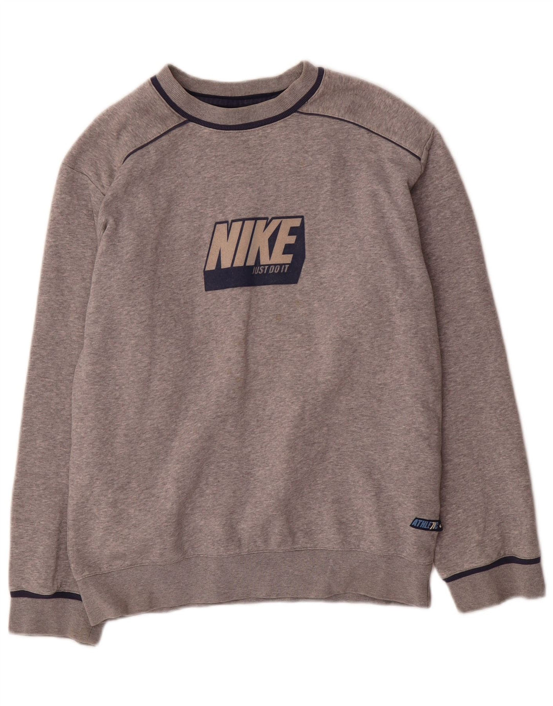 Nike Sweatshirt-Pullover mit Grafik für Jungen, 12–13 Jahre, Größe L, Grau meliert