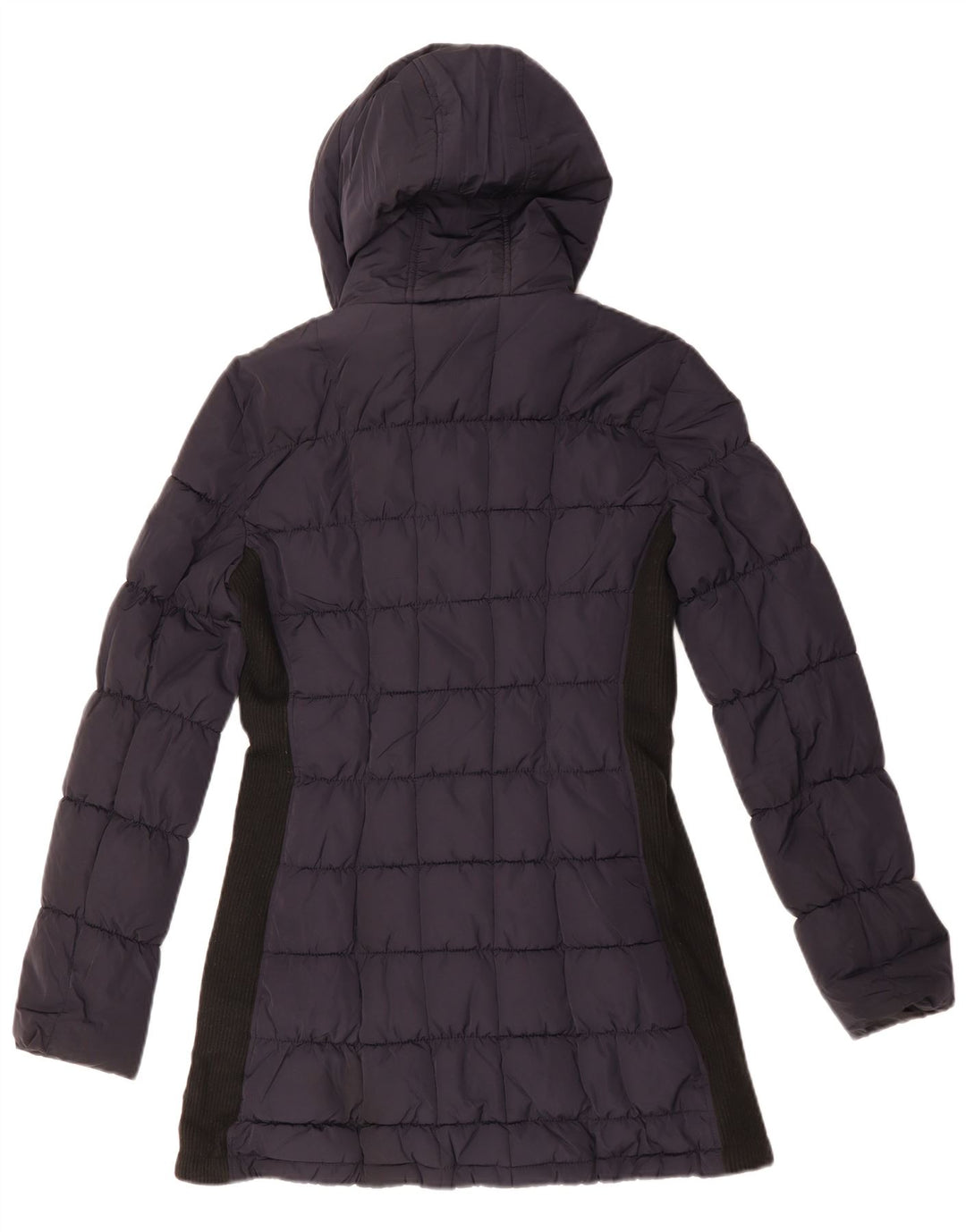 CALVIN KLEIN Damen Übergroßer gepolsterter Mantel UK 10 Small Marineblau