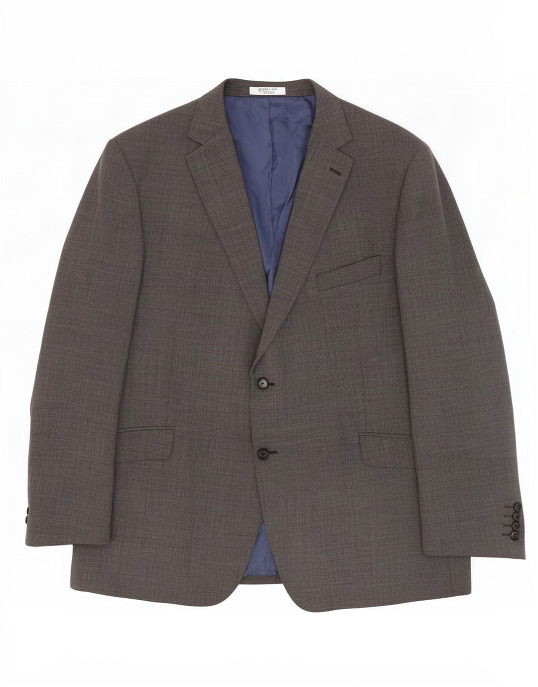 Marks & Spencer Herren-Blazer mit 2 Knöpfen, UK 48, 2XL, graue Wolle